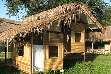 be eco friendly - build bamboo house