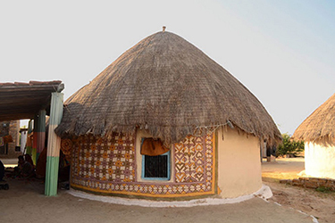 eco build construction of Chutillu or round house